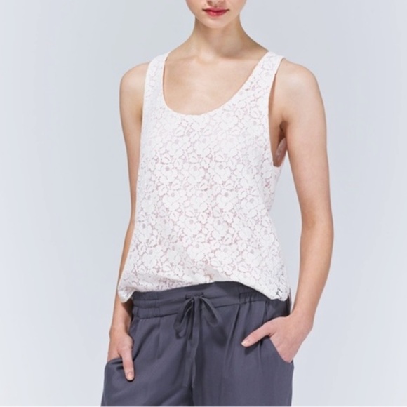 Aritzia Talula Betty Lace Tank Top Black / Grey size Small - Picture 4 of 15